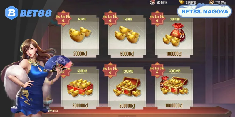 Ưu đãi ngay lần nạp đầu cho thành viên mới